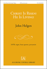 Christ Is Risen! He Is Living! SATB choral sheet music cover